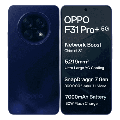 OPPO F31 Pro Plus 5G rugged 5G smartphone with 6.8-inch AMOLED