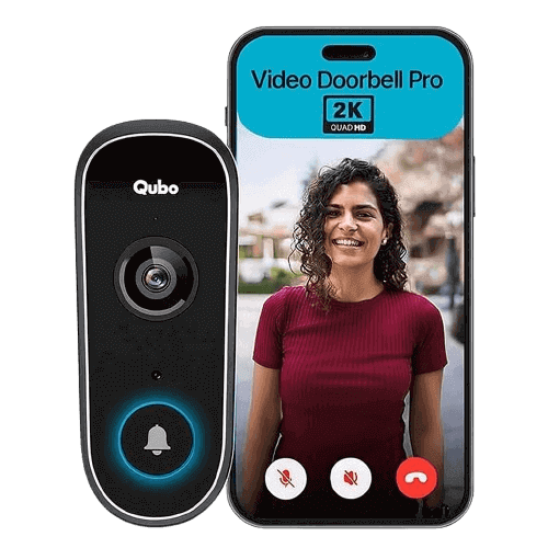 Qubo Smart Wi-Fi Video Doorbell Pro 2K