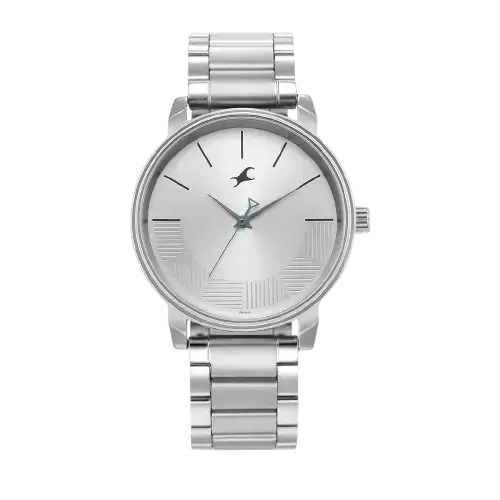 Fastrack Stunners Quartz Analog Silver Dial Watch