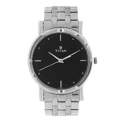 Titan Karishma Analog Black Dial Watch